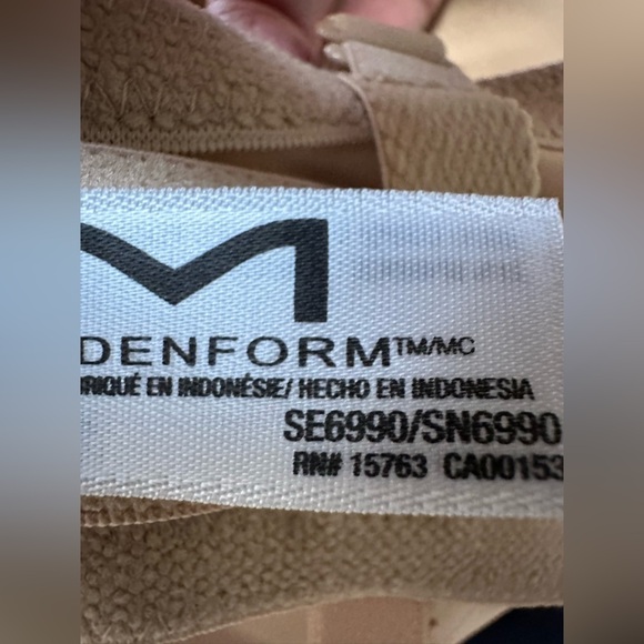 MAIDENFORM Bra 40DD Convertible Strapless Stay Up Support Beige SE6990 3485 PS - Picture 14 of 14